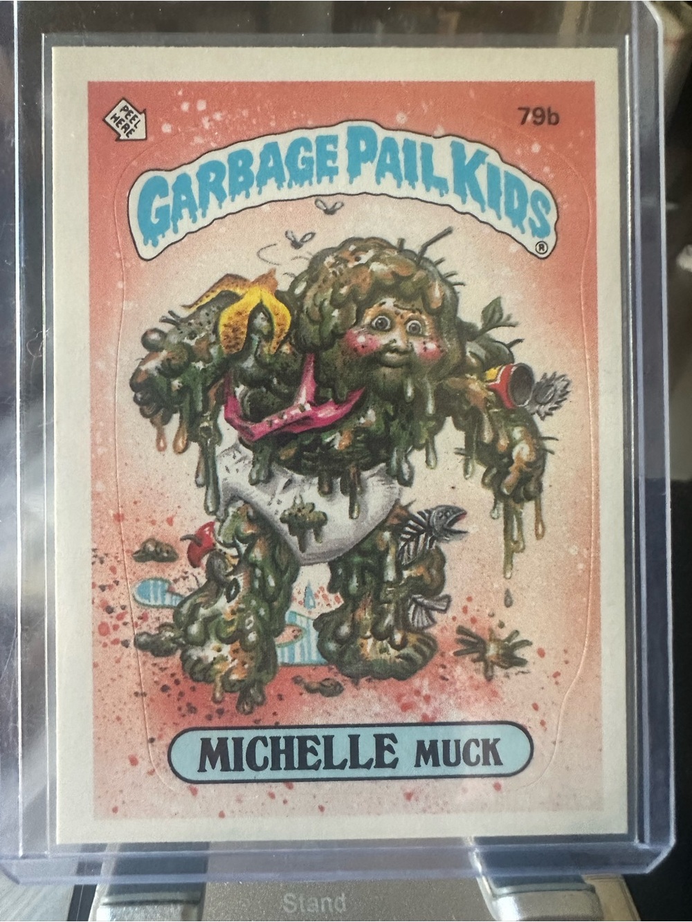 Garbage Pail Kids Michelle Muck Collectible Trading Card - Pink/Green